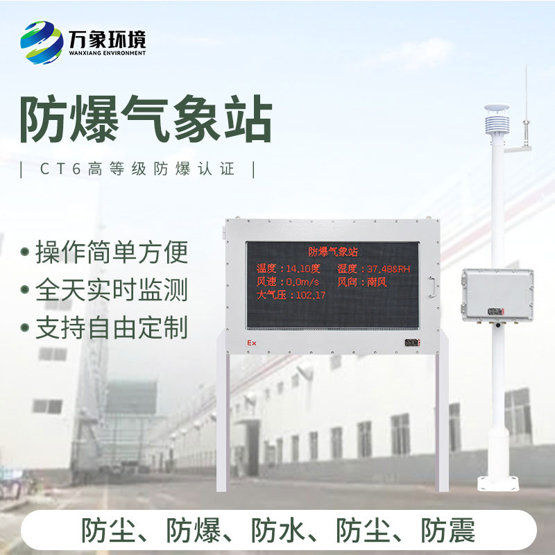 為什么要選擇大屏款防爆氣象站？