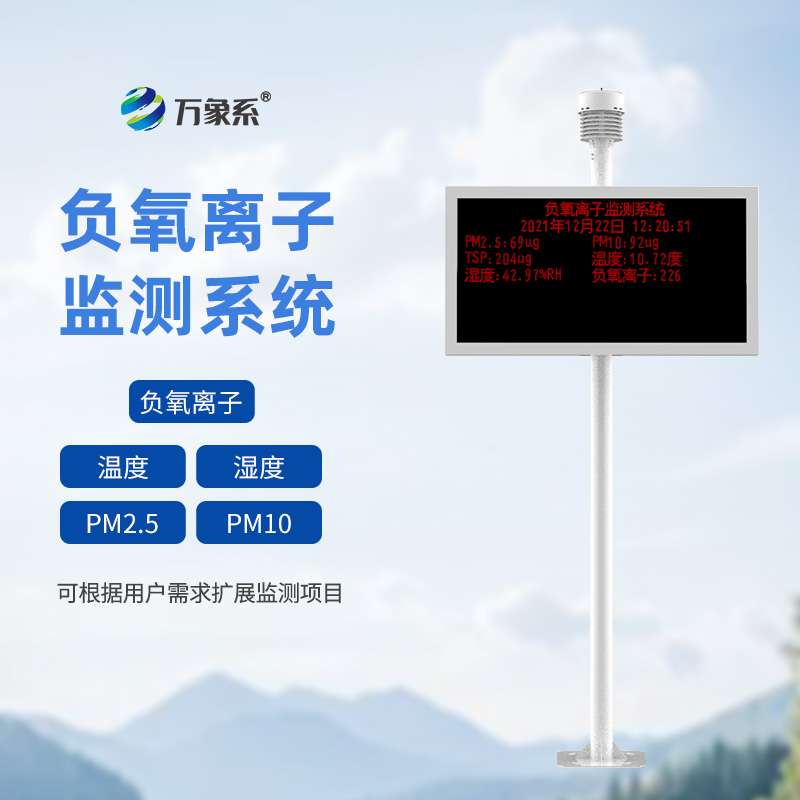 負(fù)氧離子監(jiān)測儀