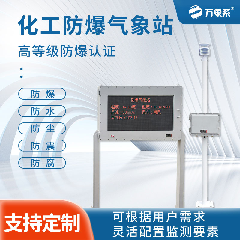 當(dāng)氣象監(jiān)測遇上高危環(huán)境：防爆氣象站監(jiān)測設(shè)備展示功能！